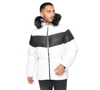 Glorious Gangsta Rocavin Short Puffer Jacket Men's - White - Size XS