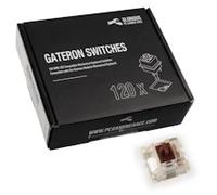 Glorious Gateron Brown Switches - Tactile Silent (120 Pieces)