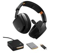 GLORIOUS GHS Wireless InfinitePlay - Gaming Headset - PC, PS5, PS4 - Black | Swappable 85Hr Batteries, Stays ON During Swap, 2.4GHz & Bluetooth, Tuned Drivers, Detachable Noise Cancelling Mic