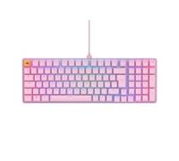 Glorious Gaming GMMK 2 Full Size (96%) - Mechanical Gaming Keyboard, Aluminium Frame, Customisable, Doubleshot Caps, Fox Switches, Per Key RGB, Full NKRO, English UK QWERTY Layout - Pink