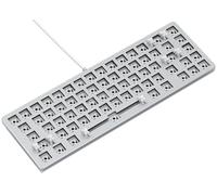 GLORIOUS GMMK 2 Compact 65% Barebones Keyboard Kit (White) | Premium Aluminum Top Shell, Hotswappable 5 Pin Sockets, Superior Sound Dampening Foam, ANSI QWERTY Standard Form