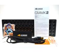 Glorious GMMK 2 Compact 65% TKL Hot Swappable Bare Bones Keyboard Black Custom
