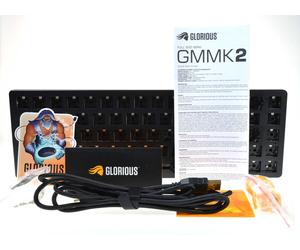 Glorious GMMK 2 Compact 65% TKL Hot Swappable Bare Bones Keyboard Black Custom