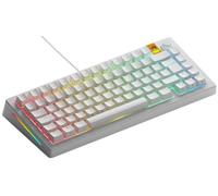 Glorious Gaming GMMK 3 Rapid Trigger Keyboard, Hall Effect, 8K Polling, MX Mechanical & Magnetic Switches, Hotswappable TKL 75%, Modular Gasket System, Doubleshot PBT keycaps, UK QWERTY - White