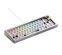 GLORIOUS GMMK 3 PRO Barebones Custom Keyboard Kit (Silver) | CNC Machined Aluminum Body, Modular Gasket System, Hotswappable 5 Pin Switch Plate, Sound Dampening Foam, ANSI