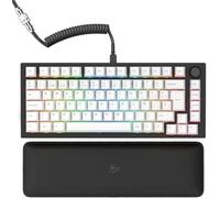 GLORIOUS GMMK PRO 75% Custom Mechanical Keyboard (Black) | CNC Machined Aluminum Body, Modular Gasket System, Hotswappable 5 Pin Switches, Doubleshot PBT Caps, Spanish QWERTY