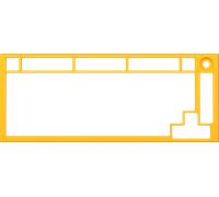 Glorious GMMK Pro Alternative Top Frame - Golden Yellow (GLO-ACC-P75-TF-GY)