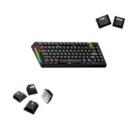 GLORIOUS GPBT Gradient Keycaps PBT Polymer (Classic Black) | Unique Pattern Aesthetics, No Fade Dye Sublimated Legends, Fits MX Style Stems, Universal Compatibility, US QWERTY