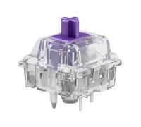 GLORIOUS Mako Tactile Mechanical Switches 110x (Prelubed) | SMD LED Compatible Gentle Bump, Clear Design For Maximum Backlighting, 5 Pin Mount For Hotswappable Bases, Responsive