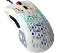 GLORIOUS Gaming Model D Wired Gaming Mouse - 68g Superlight Honeycomb Design, RGB, Ergonomic, Pixart 3360 Sensor, Omron Switches, PTFE Feet, 6 Buttons - Glossy White