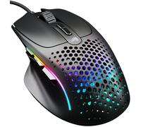 GLORIOUS Model I 2 Wired Gaming Mouse (Black) | 66g Superlight Ergonomic Form, 9 Programmable Buttons, 2 Swappable Magnetic Styles, RGB Lighting, PTFE Skates