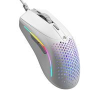 Glorious Model O 2 Mini Wired Gaming Mouse: Superlight 49g, 26K Optical Sensor, Motion Sync, 80M Clicks, 6 Programmable Buttons, Mouse for Small Hands, FPS, MMO, MOBA, Battle Royal Mouse - White