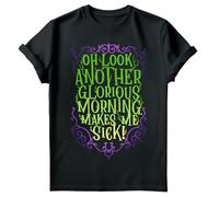 Glorious Morning Hocus Pocus Tee Sanderson Sisters Family Halloween Shirt Unisex Oversized T-Shirt for Men & Women Halloween Top #H Black 18