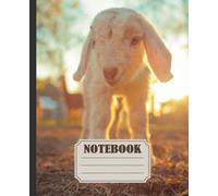 Glorious Mushroom Notebook: Goat Notebook | Notebook with Goats | College Ruled Notebook | Goat Notepad | Goat Journal | 120 Pages