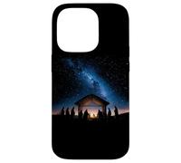 Glorious Nativity of Jesus Christ's Birth Christmas Manger Case for iPhone 14 Pro