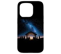 Glorious Nativity of Jesus Christ's Birth Christmas Manger Case for iPhone 15 Pro