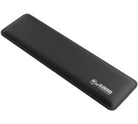 GLORIOUS Padded Keyboard Wrist Rest TKL 17mm Thick (Black) | 360x100x17mm Dual Lock Anti Fraying Stitched Frame, Medium Firmness Foam Interior, Ergonomic Non Slip Grip Base