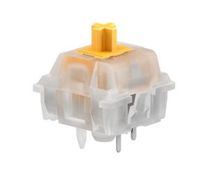 GLORIOUS Panda Silent Tactile Mechanical Switches 36x (Lubed) | SMD LED Compatible Snappy Bump, Whisper Quiet Acoustics, 5 Pin Mount For Hotswappable Keyboards, Buttery Smooth