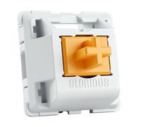 GLORIOUS Panda Tactile Mechanical Keyboard Switches (36 Pack) | Custom Made Mechanical Switches, Unique Crispy Tactile Snappy Bump, Smooth Prelubed Factory Finish, 3 Pin PCB Mount