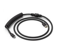Glorious PC Coiled Cable Phantom Black, USB-C to USB-A spiral - 1.37m, black