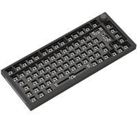 Glorious Gaming GMMK PRO 75% Barebones (Frame Only) - Modular Mechanical Gaming Keyboard, TKL Size (75%), 1.5kg Frame, RGB, Customisable, 5-Pin Switch Support, International/ISO Layout - Black Slate