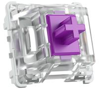Glorious Gaming 120x Kailh Mechanical Keyboard Switches (Pro Purple) - Tactile & Smooth, 50g Actuation Force, Pro Switches, 3-Pin Mount, SMD-LED Compatible - Kailh Purple
