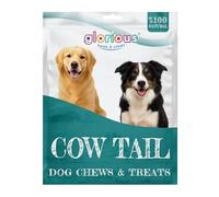 Glorious Treats and Chews - Natural Beef and Cow Tail Dog Chews - Air-Dried, Long-Lasting Treats and Natural Bones for Chewing, No Additives or Preservatives, Suitable for All Breeds and Sizes