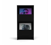 Glorious Vinyl Vault 12" Vinyl Record Storage Cabinet 80 (black)