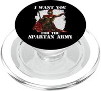 Glorious Warriors of Sparta King Leonidas T 300 Warriors PopSockets PopGrip for MagSafe