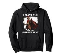 Glorious Warriors of Sparta King Leonidas T 300 Warriors Pullover Hoodie