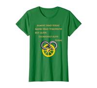 Gloriously Alive on Wheel Time T-Shirt, Women, Kelly Green, Medium