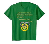 Gloriously Alive on Wheel Time T-Shirt, Youth, Kelly Green, 3T