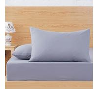 Glory Bird Pillow Cases 2 Pack - 50x75cm Size Grey Pillowcases 2 Pack - Super Soft Brushed Microfibre Pillowcases with Extra Deep Pillow Flap for Snug Fit - Pillow Cases with Envelop Closure