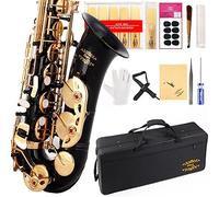 Glory Black Laquer E Flat Alto Saxophone with 11reeds,8 Pads cushions,case,carekit