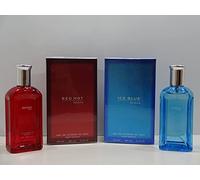 Glory Cosmetics 2 x Perfume Gift For Men, Red Hot Man 100ml , Ice Blue Man 100ml