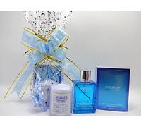 Glory Cosmetics Luxury Gift For Men, ICE BLUE MAN 100ml EDT For Men, Scented Candle Gift Hamper