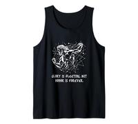 Glory is fleeting,honor is forever. Battle Proverb Greek God Tank Top
