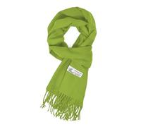 Glory Max Unisex Plain Solid Color Winter Scarf Cashmere Feel Soft Classic 72"x12", Lime Green, 72" x 12" x 0.2"