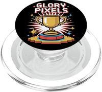 Glory Pixels Pop Culture Retro Video Game PopSockets PopGrip for MagSafe