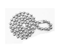 Glory Qin 10mm Stainless Steel Ball Chains & 5 Matching connectors (10mm, 40 Inch)