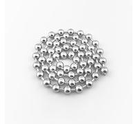 Glory Qin 12mm Stainless Steel Ball Chains & 5 Matching connectors