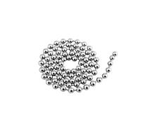 Glory Qin 8mm Stainless Steel Ball Chains & 6 Matching connectors (8mm, 5 feet)