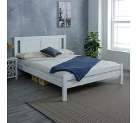 Glory - Single - White - Wooden - Low Foot-End Bed - 3ft - Happy Beds
