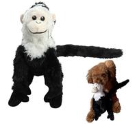 Glory To Dog Buddy's Monkey Plush and Squeak Dog Toy for Small and Medium Breeds