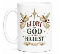 Glory to God in The Highest Luke 2:14 Gift Mug