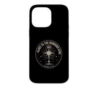 Glory To The Newborn King Luke 2:11 Christian Emblem Case for iPhone 14 Pro Max
