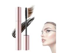 Gloryboom Mascara, Glory Boom Mascara Waterproof Mascaras Black & Brown Duo for Lash Makeup, Lengthening And Curling Mascara, Sweatproof Long Lasting Non-Smudged (Brown)