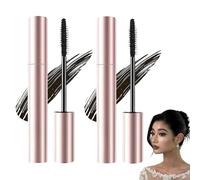 Gloryboom Mascara, Glory Boom Mascara Waterproof Mascaras Black & Brown Duo for Lash Makeup, Waterproof, Sweatproof, Long Lasting, Non smudged, 3D Lengthening and Curling Mascaras (Black*2)