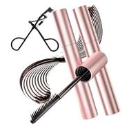 Gloryboom Mascara - Mascara Black & Brown Duo for Lash Makeup - 2025 New Lengthening and Curling Mascara's - Sweat-Proof Volumizing for Dramatic Lashes, Long-Lasting and Non-smudge (2*Brown)