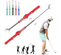 Gloryboom Telescopic Club, Retractable Golf Swing Training Aid, Golf Grip Trainer with Click Feedback - Rhythm, Power and Grip Training for Right-Handed Golfers
